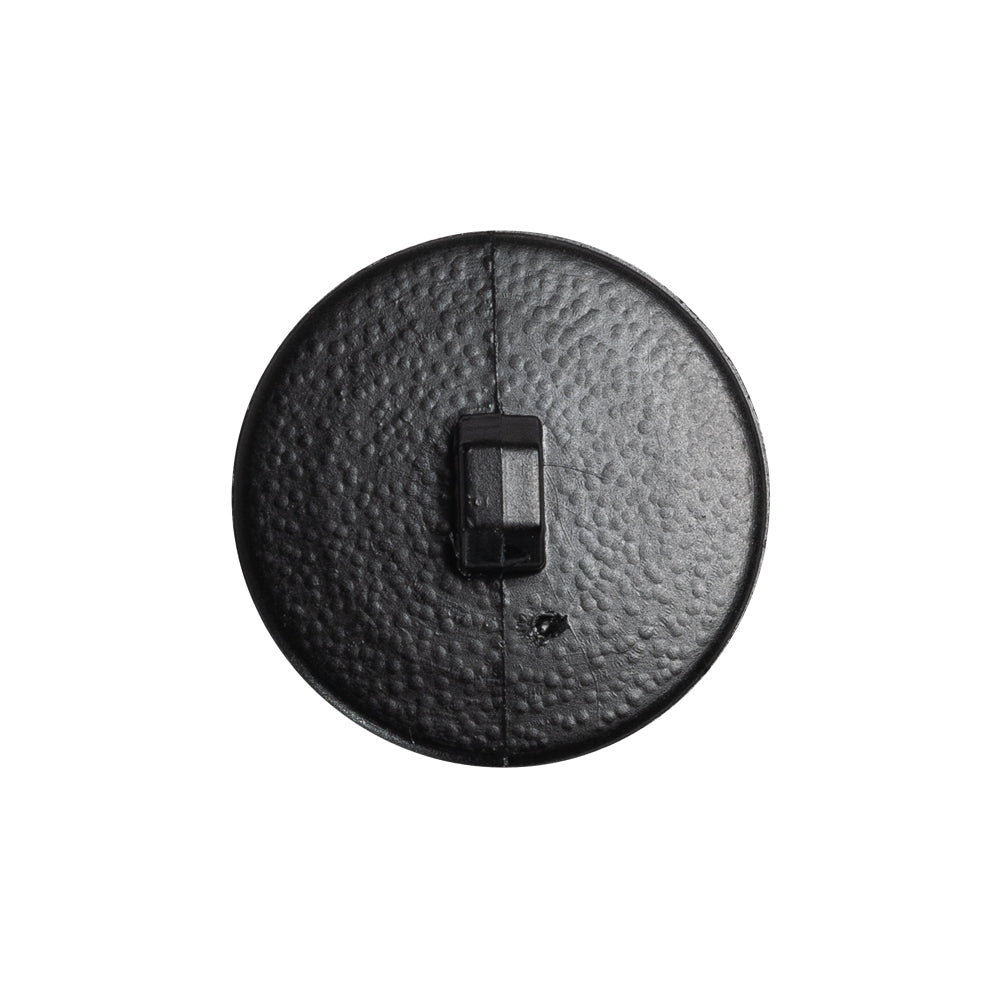 Italian Black Geometric Engraved Shank Back Plastic Button - 36L/23mm - Joann Fabrics