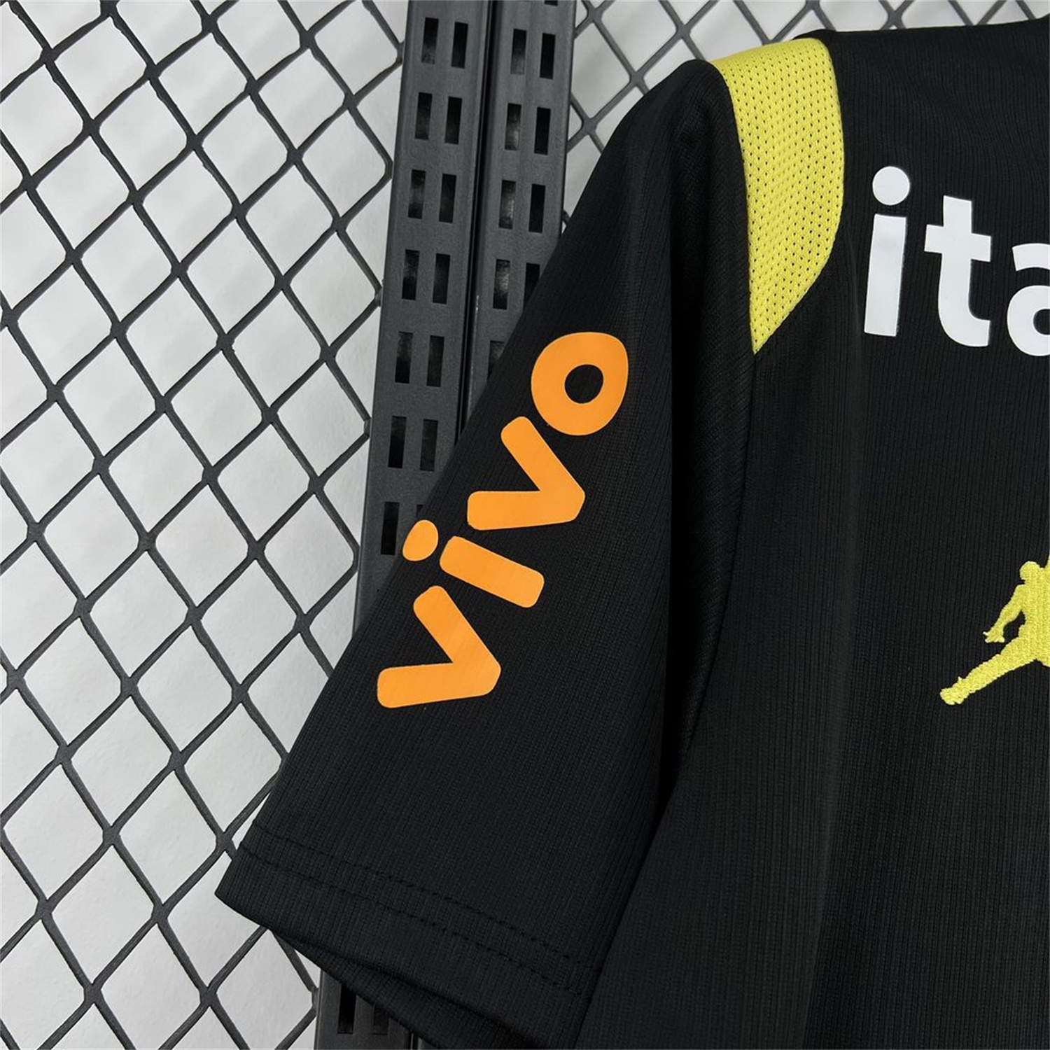 Brazil 2026 Black Yellow Pre-Match Jersey - Fans Version - UnitedFutballJersey