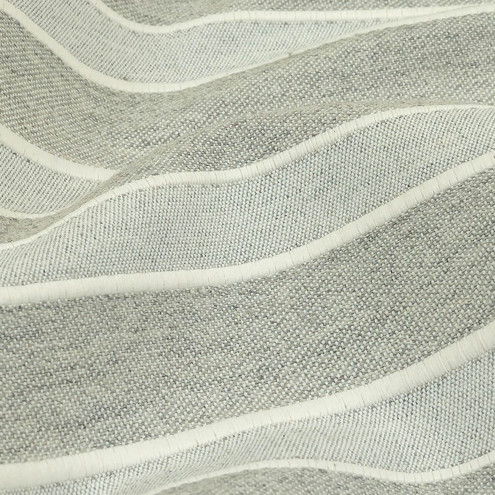 Gray and Sugar Swizzle Tactile Striped Woven - Joann Fabrics