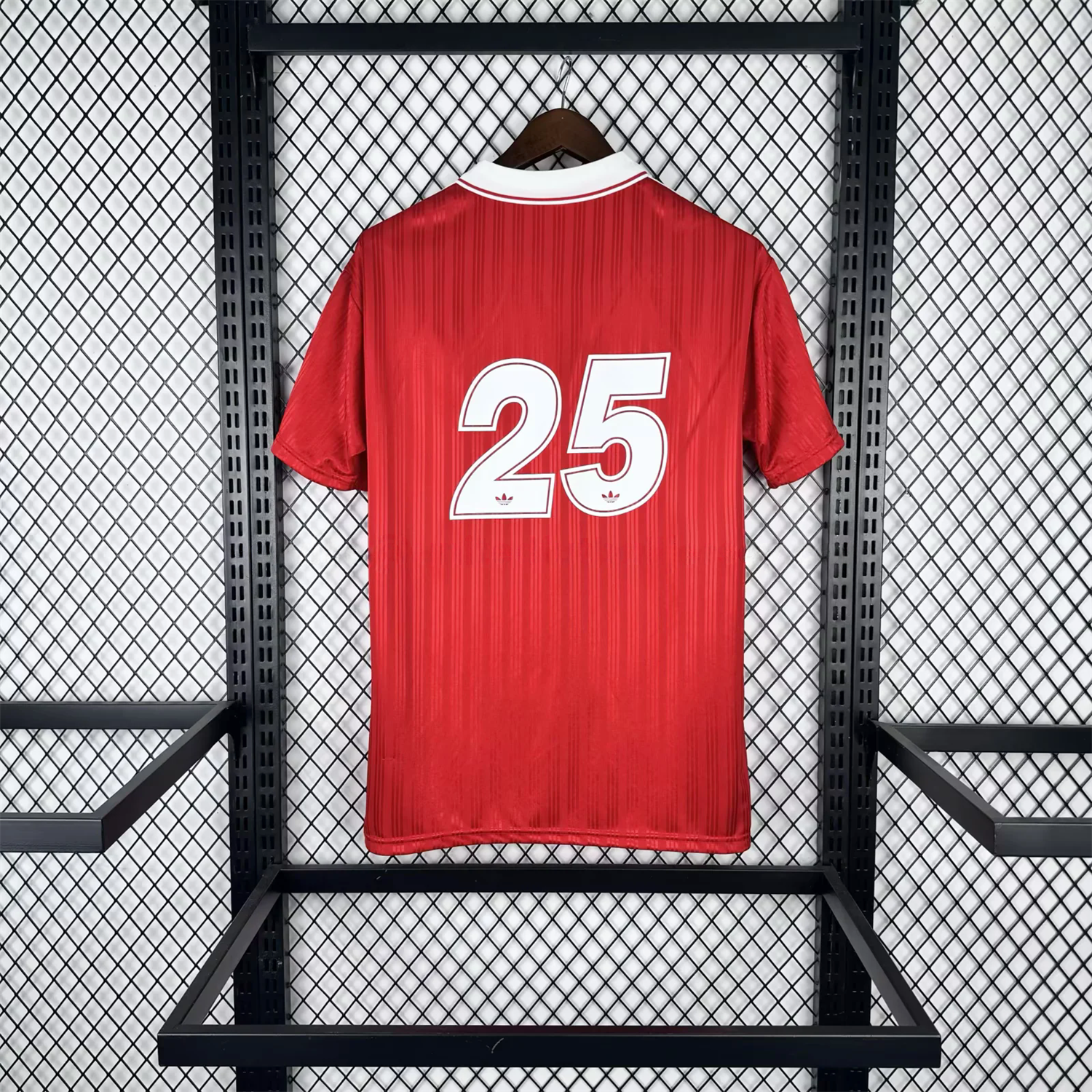 Bohemian 25-26 Oasis Originals Tour White Sponsors Red Jersey With Number 25 - Fans Version - UnitedFutballJersey
