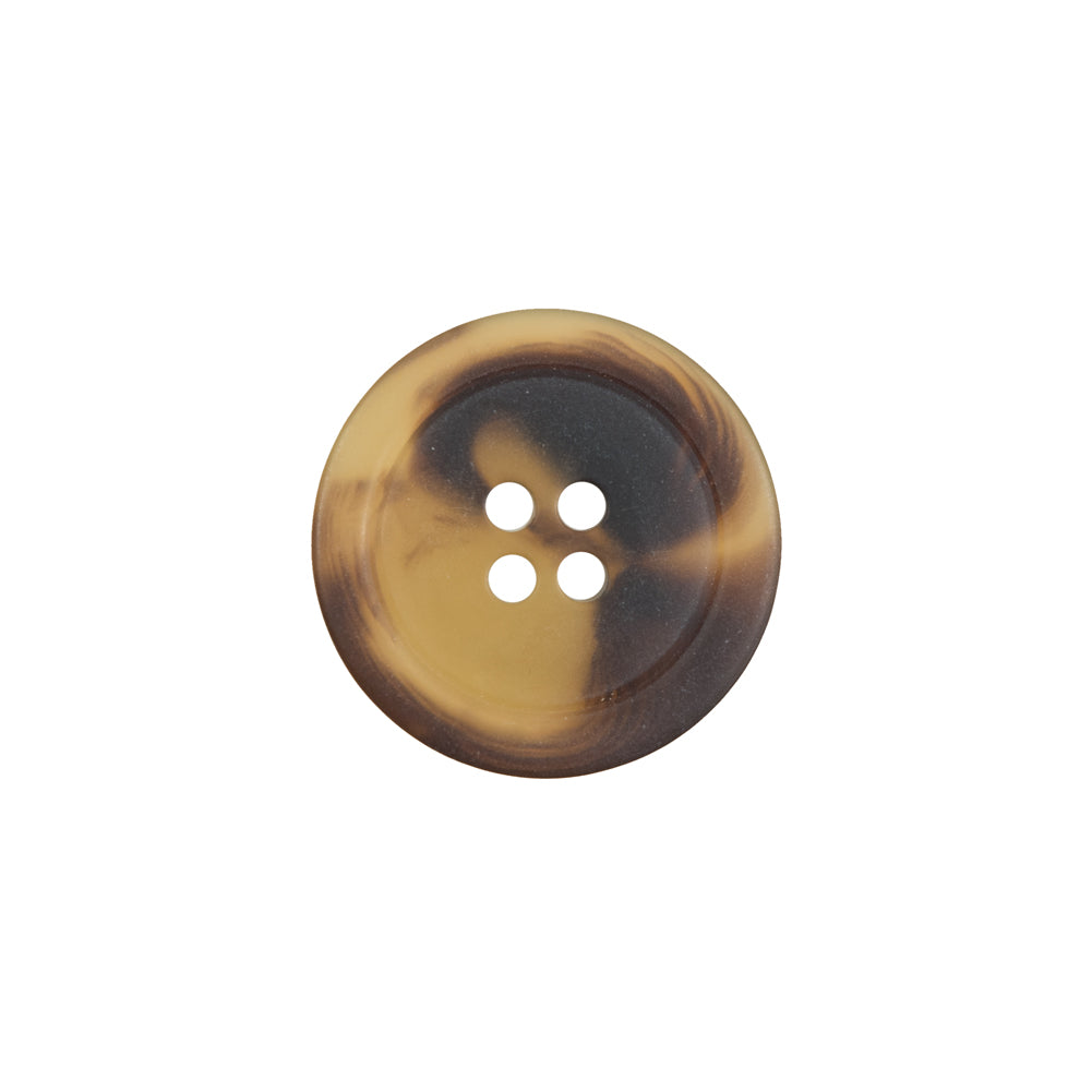 Brown Plastic 4-Hole Button - 28L/18mm - Joann Fabrics