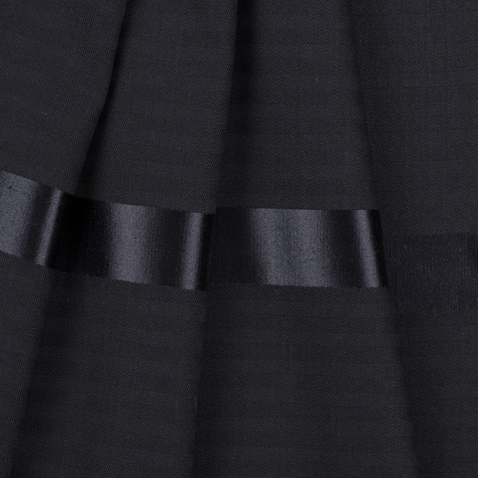 Black Herringbone Wool Suiting - Joann Fabrics