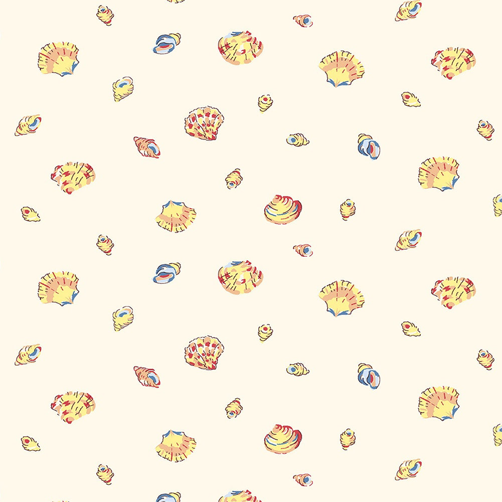 Liberty Art Fabrics White Seashells Lasenby Quilting Cotton - Joann Fabrics