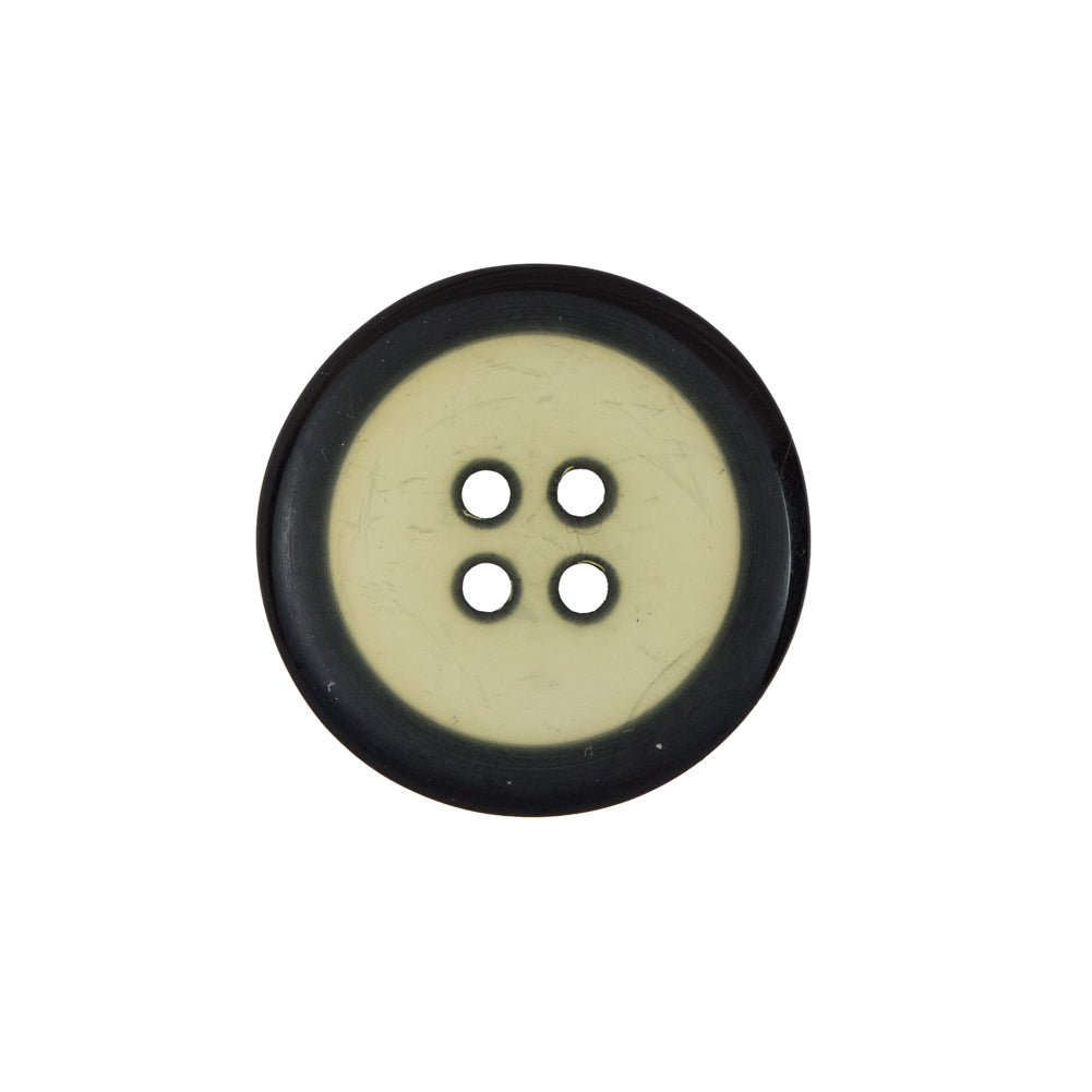 Oasis Green and Black 4-Hole Plastic Button - 36L/23mm - Joann Fabrics