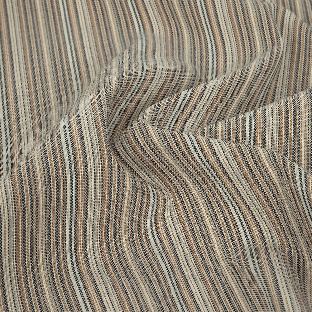 Blended Beige Striped Suiting - Joann Fabrics