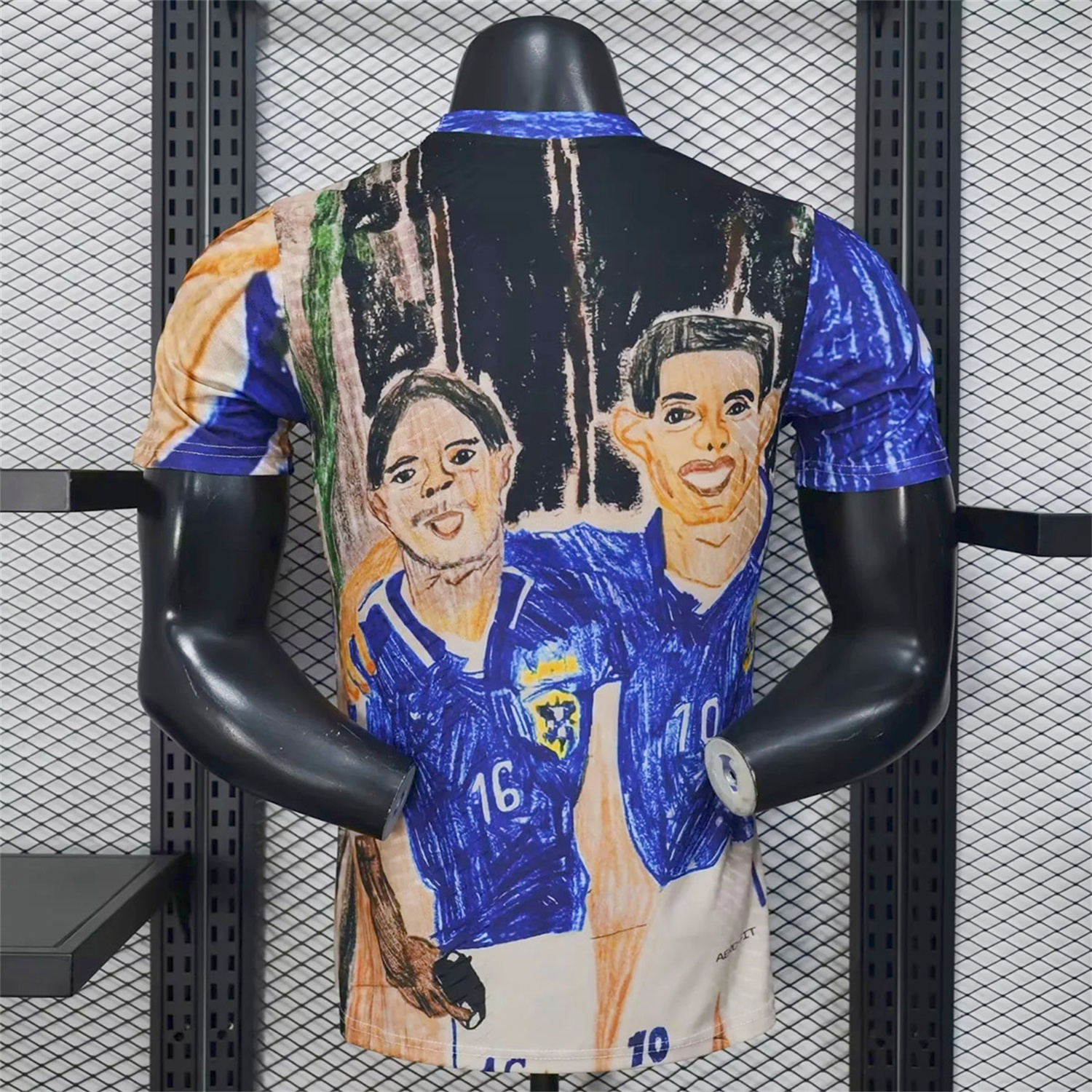 Brazil 2026 Painted Figures Special Jersey - Player Version - UnitedFutballJersey