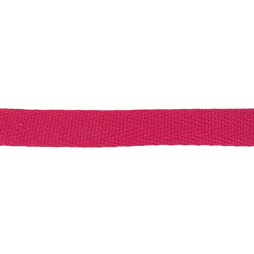 Raspberry Cotton Twill Tape - 0.5