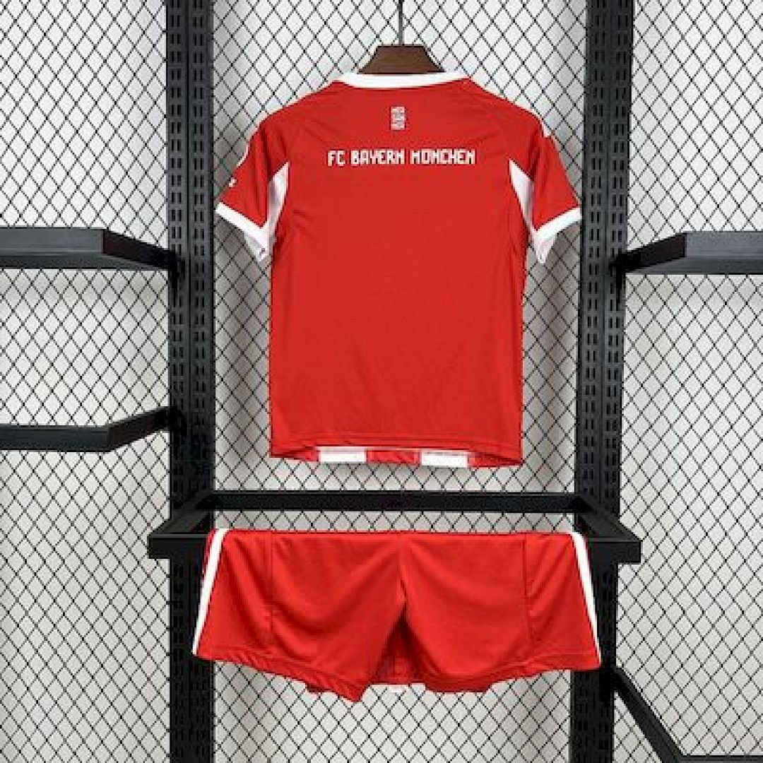 2025/2026 Bayern Munich Home Football Jersey 1:1 Thai Quality Kids Size