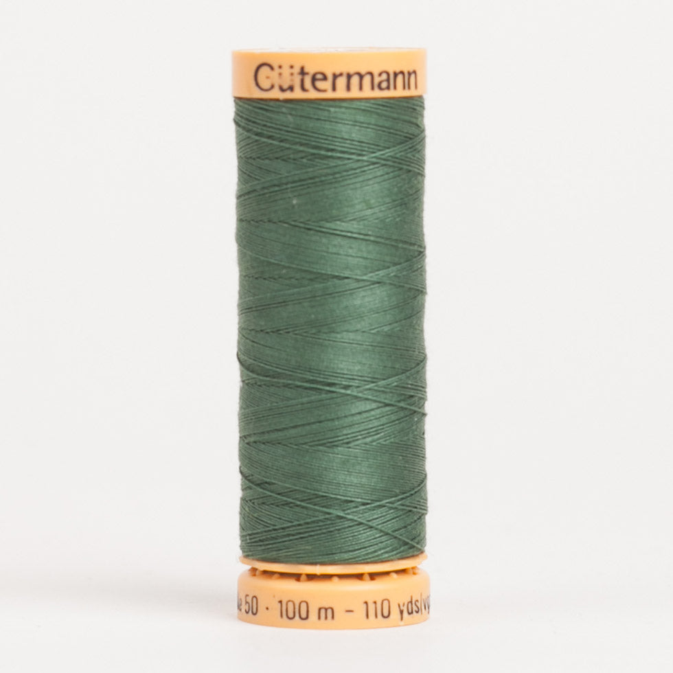 Gutermann Cotton Thread 100m - 8050 Dark Sage Green - Joann Fabrics