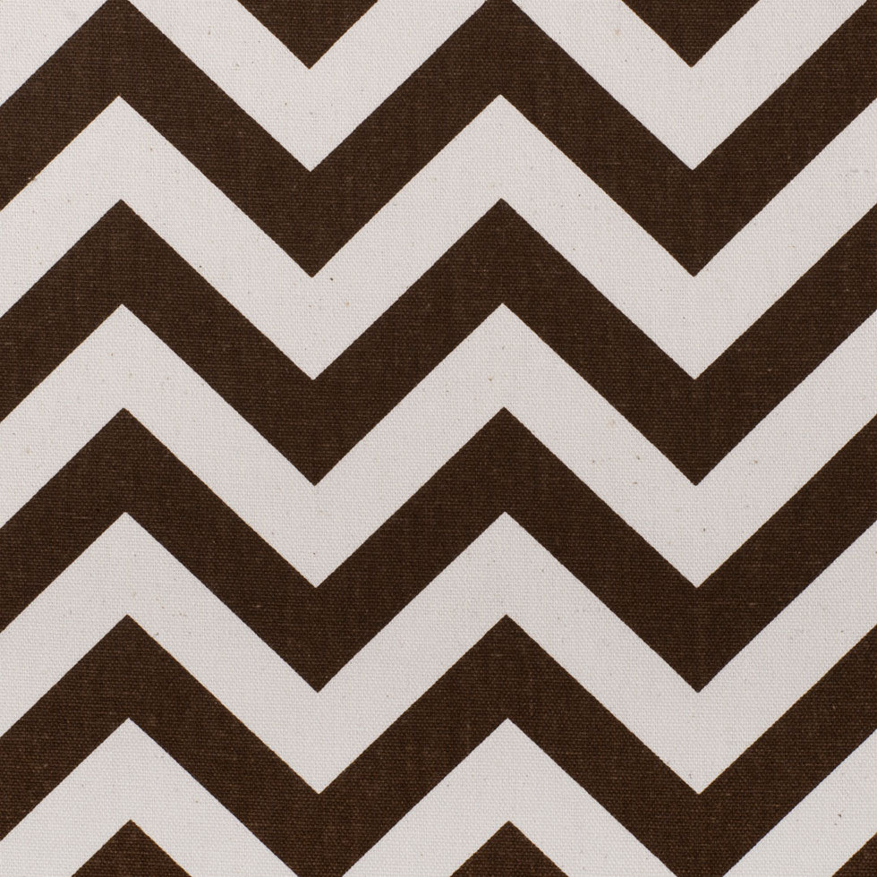 Village Brown/Natural Zig Zag Canvas - Joann Fabrics
