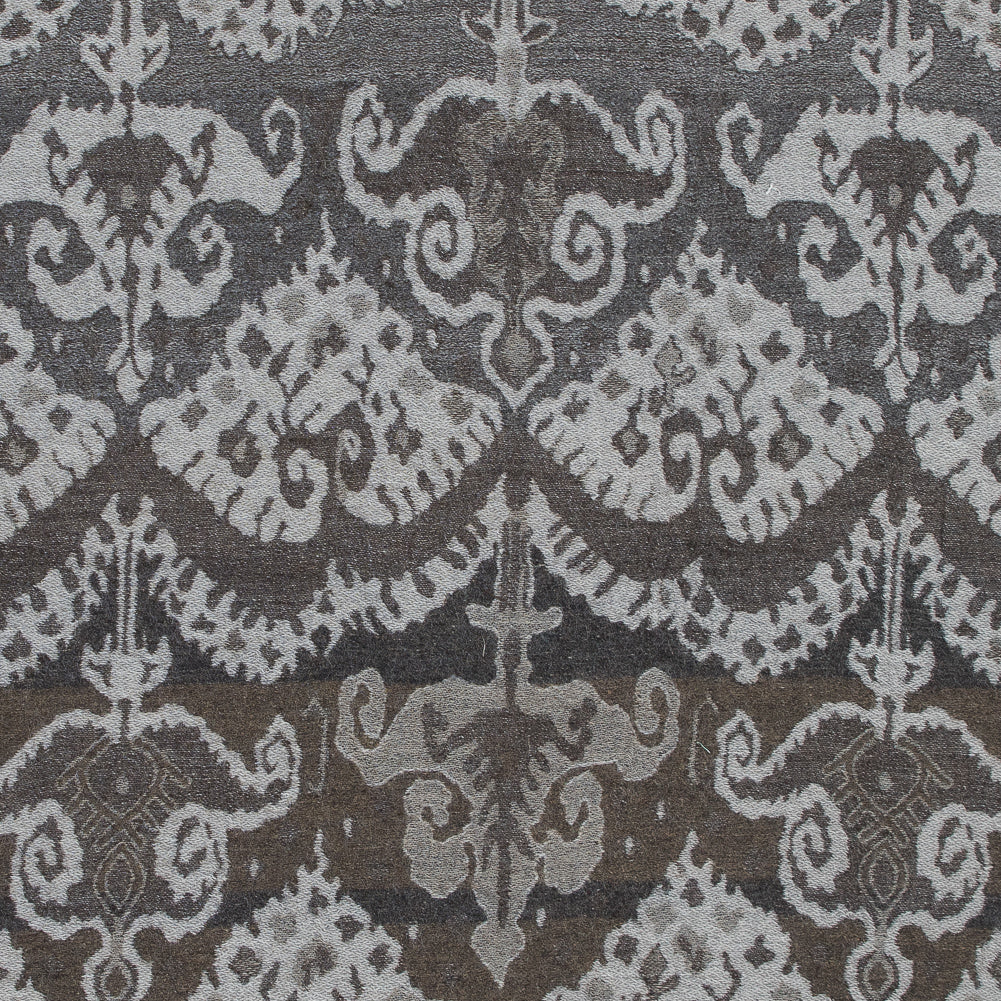 Gray Tribal Damask Wool Woven - Joann Fabrics