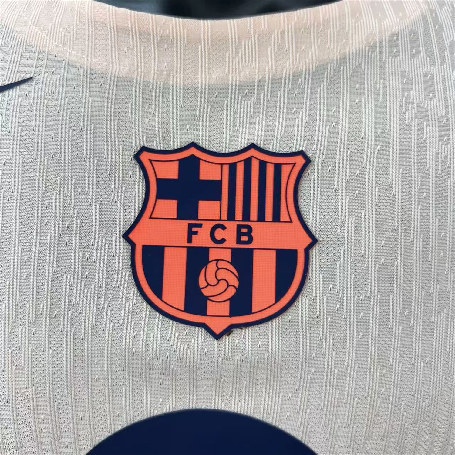 Barcelona 25-26 Beige Pre-Match Jersey - Player Version - UnitedFutballJersey