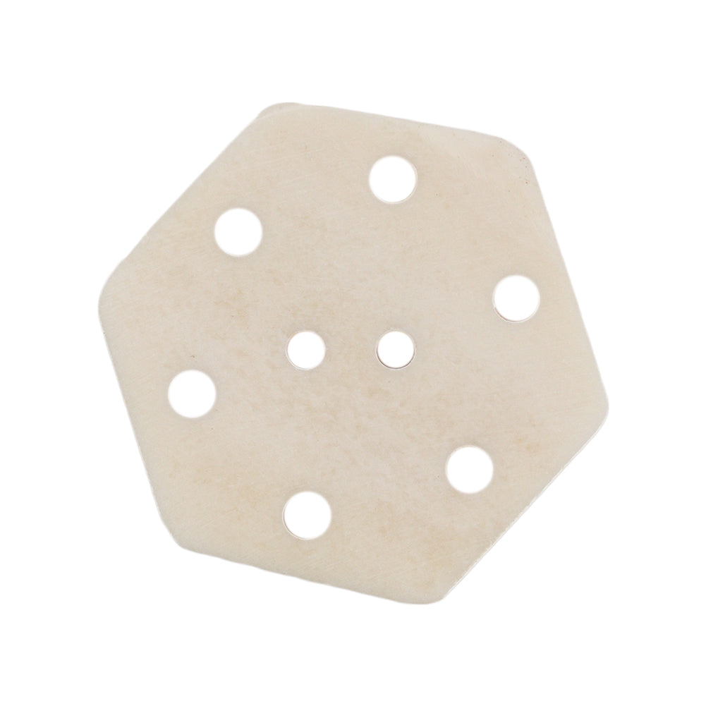 Natural Bone Hexagonal 2-Hole Button - 48L/30.5mm - Joann Fabrics