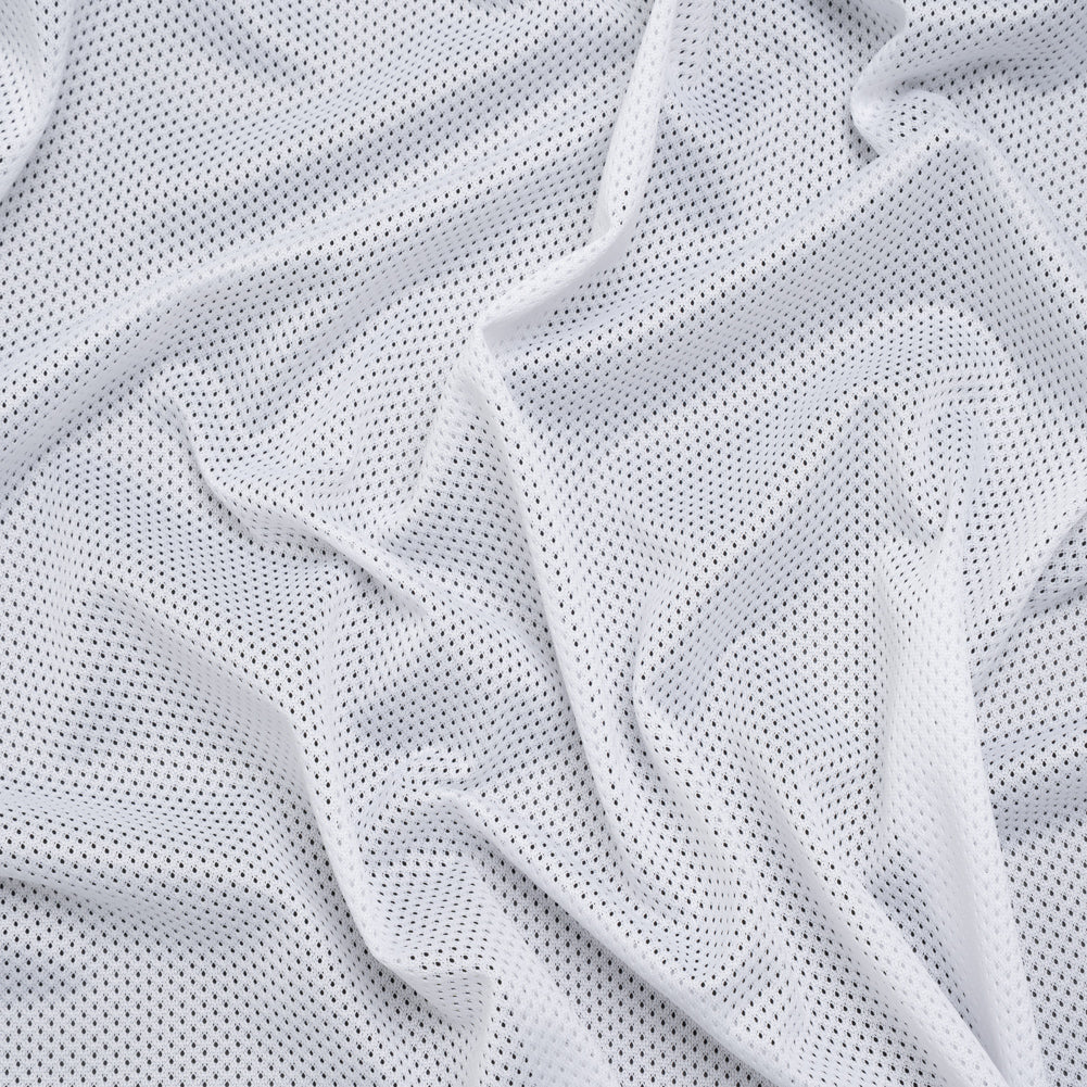 Polyester Athletic Mesh - White - Designer Deadstock - Joann Fabrics