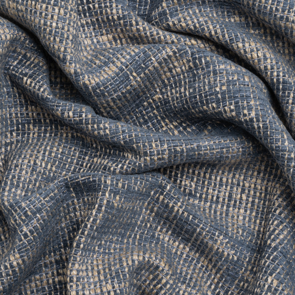 Tweedy Chenille Upholstery Woven - Sapphire - Hartsmere Collection - Joann Fabrics