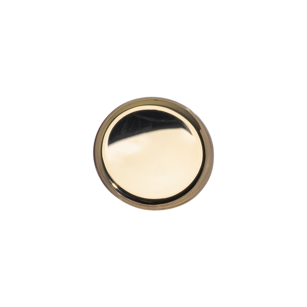 Off Center Low Concave Shank Back Metal Button - 24L/15mm - Pale Gold - Joann Fabrics