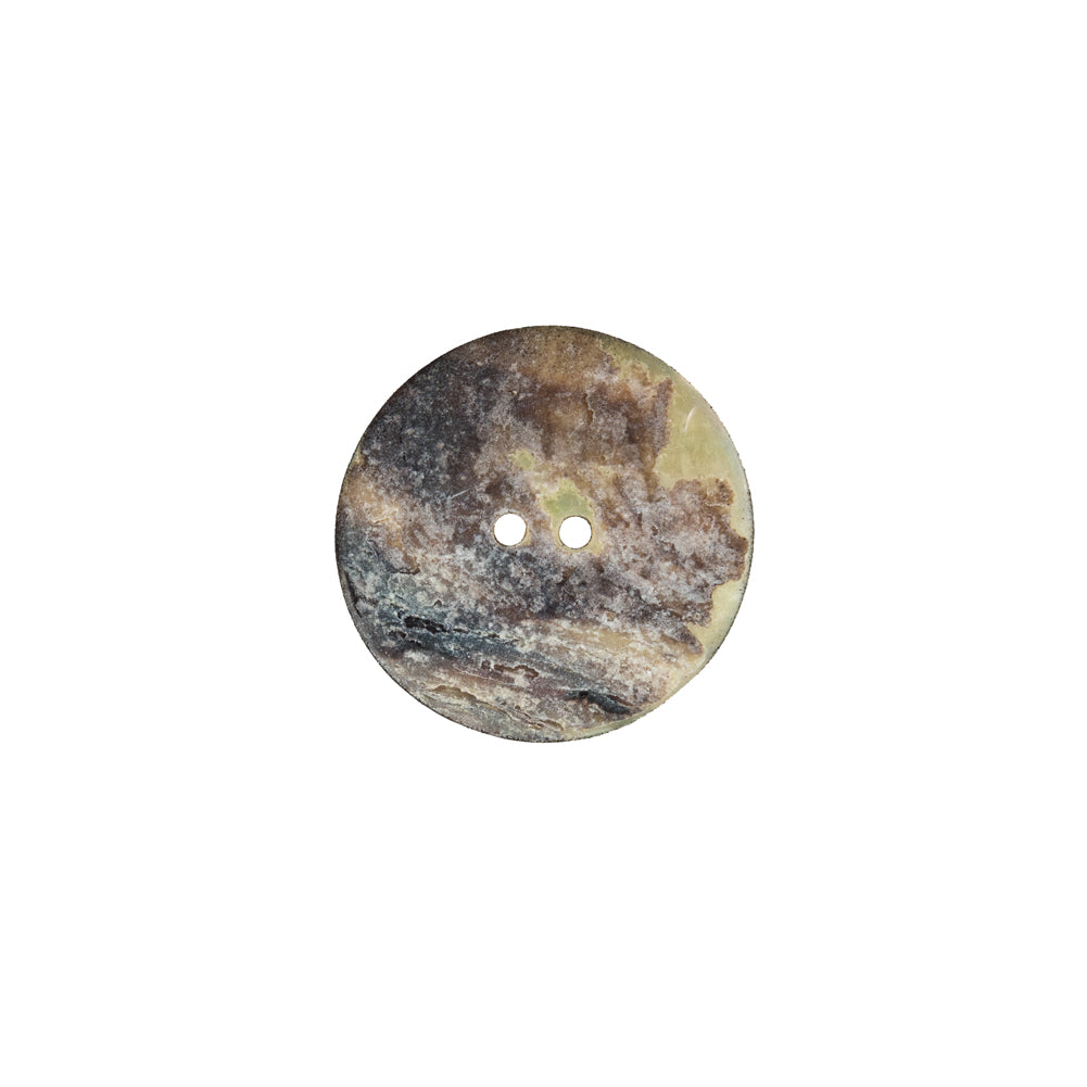 Italian Black and White Checkered Mother Of Pearl Button - 24L/15mm - Joann Fabrics