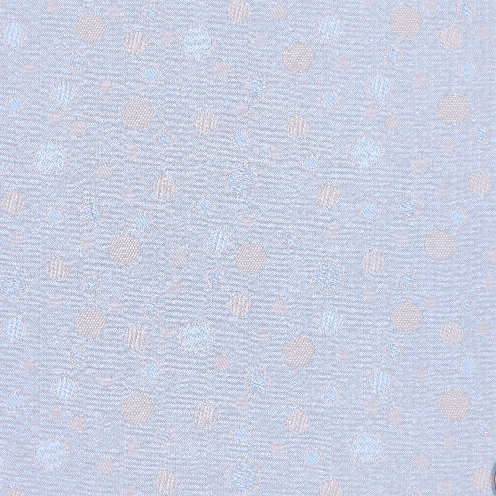 Italian Light Aqua and Beige Dotted Cotton-Viscose Jacquard - Joann Fabrics