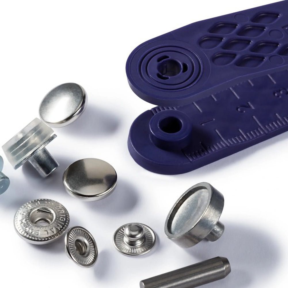 Prym Anorak Press Fasteners with Tools - Silver 12mm - 10pc - Joann Fabrics