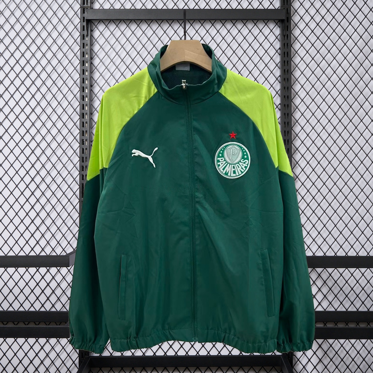 Palmeiras 25-26 Training Windbreaker Jacket - Green - UnitedFutballJersey