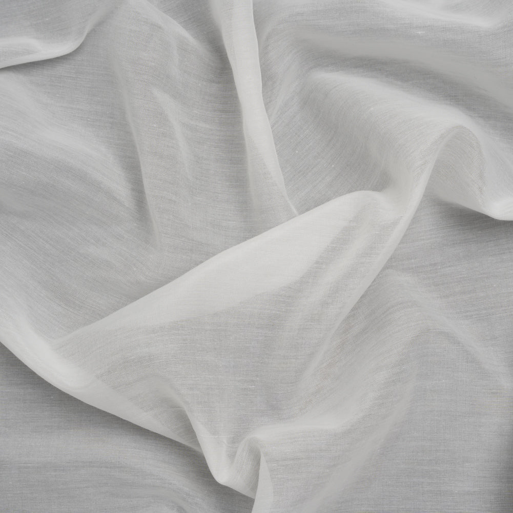 Silk and Cotton Voile - Ivory - Famous Australian Designer Deadstock - Joann Fabrics