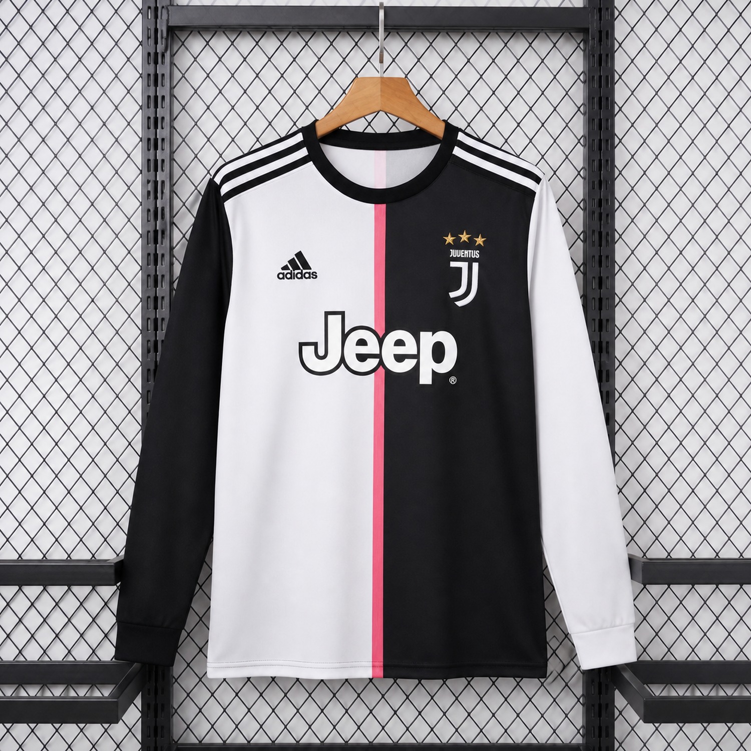 Retro Juventus 2019-20 Home Long Sleeves Jersey - UnitedFutballJersey
