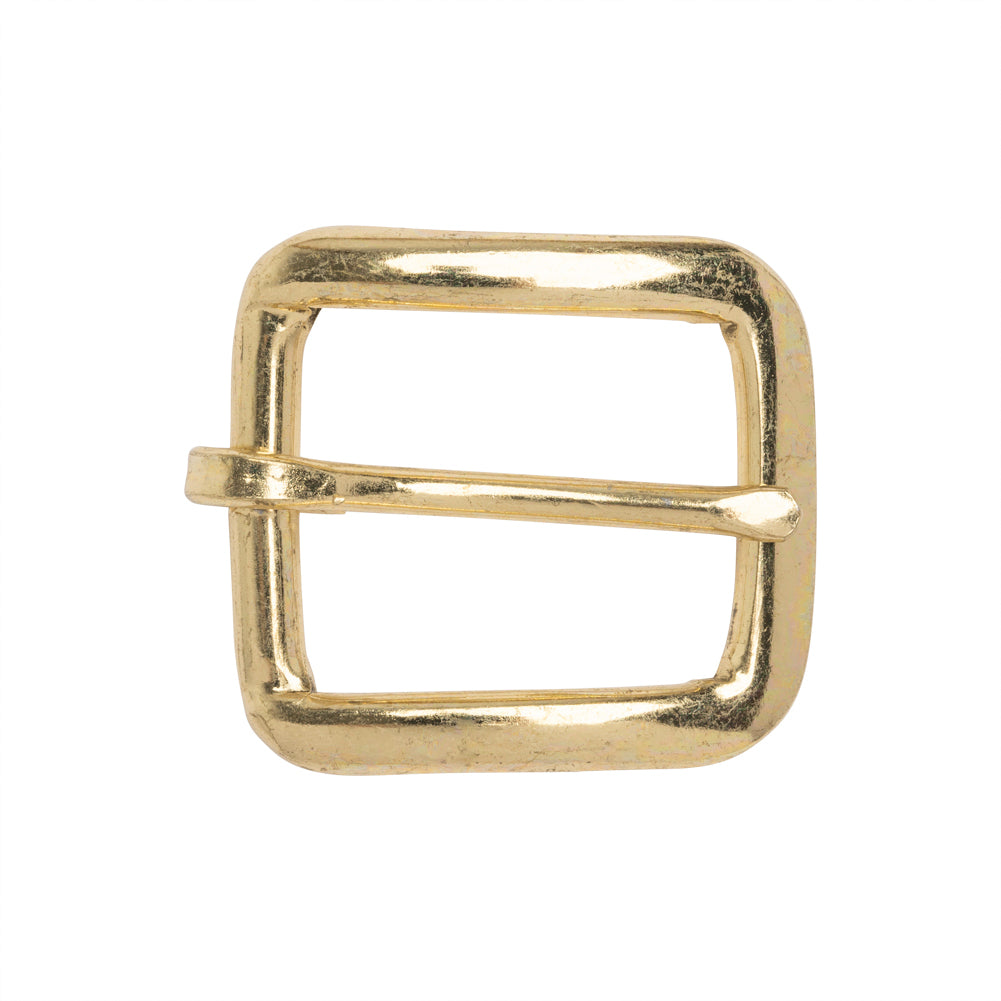 Gold Classic Square Metal Buckle - 1.625