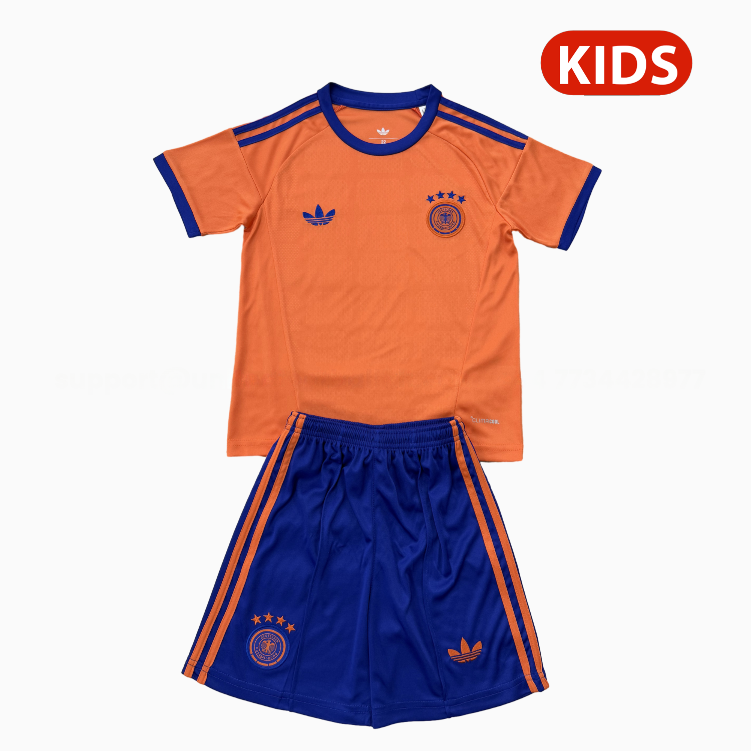 Germany 2026 Orange Goalkeeper Jersey Kids Kit - UnitedFutballJersey