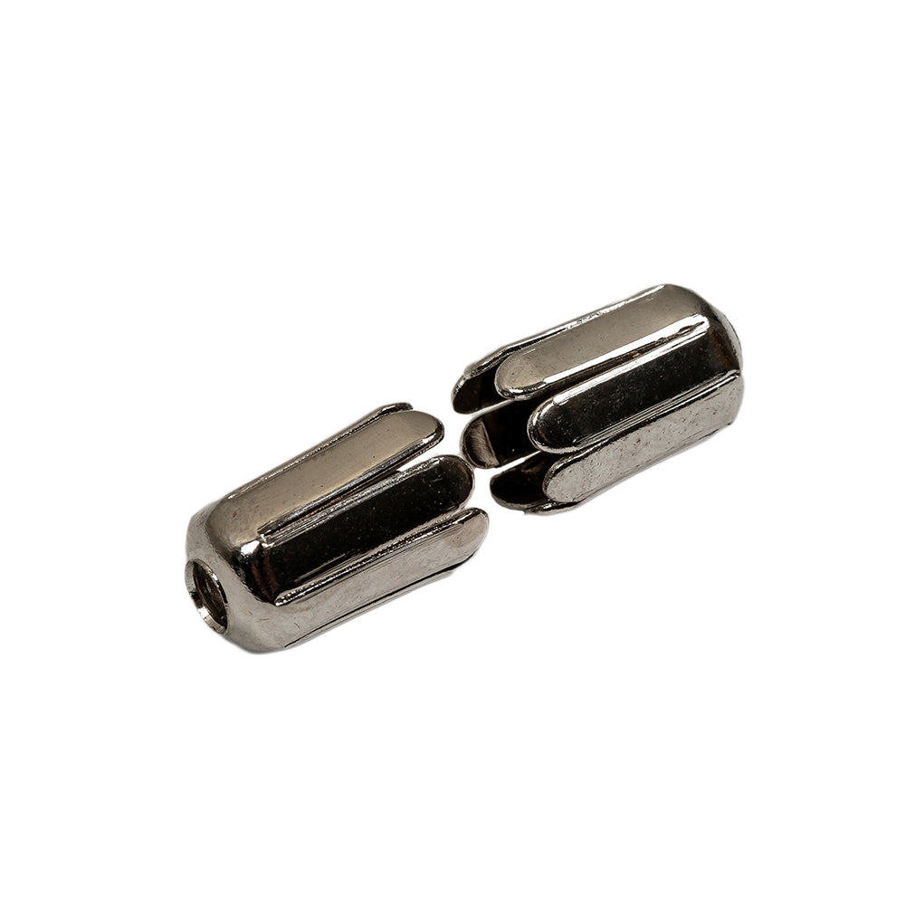 Silver Metal Tassel Stoppers Pair - 0.5