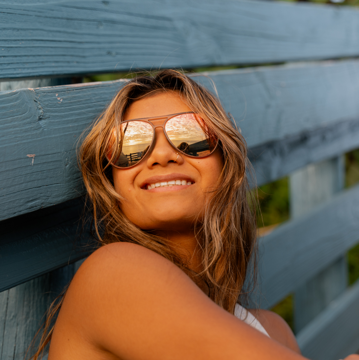 Aviator Crossover – Peach Polarized