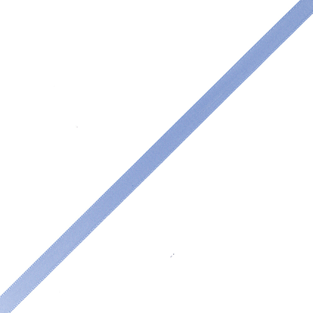 Sky Blue Double Faced Satin Ribbon - 0.25