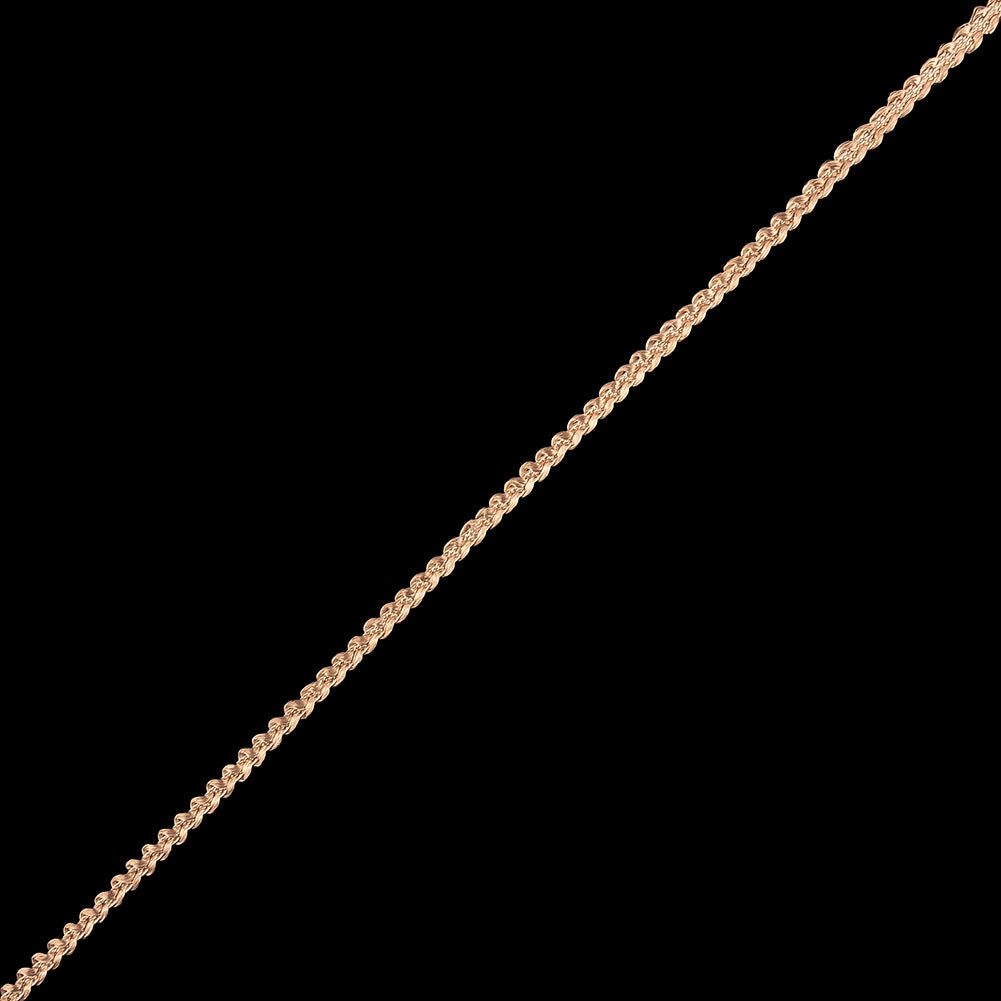 Peach Cotton Blend Braided Trim - 0.1875