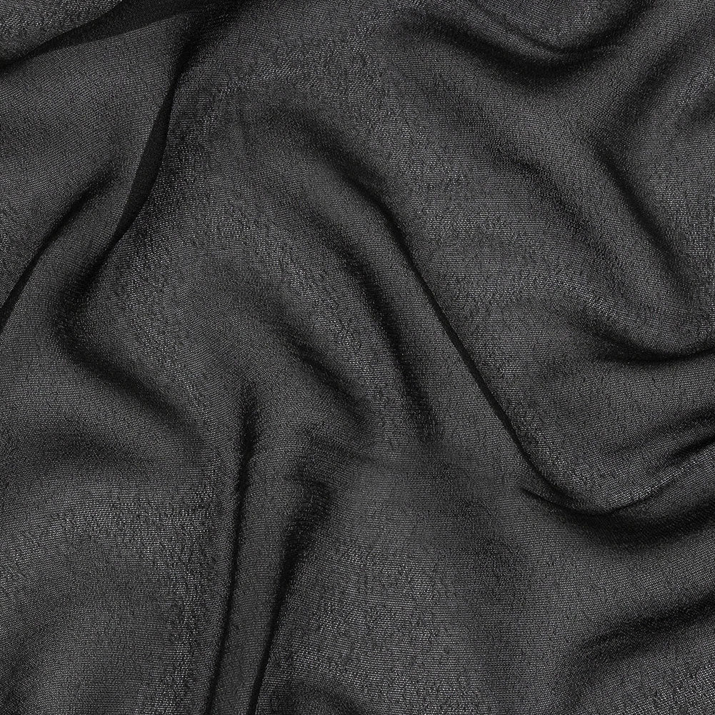 Famous Australian Designer Black Viscose Georgette - Joann Fabrics