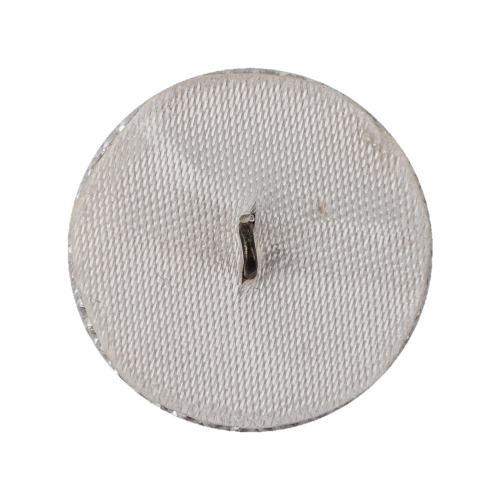 Vintage White Circle Beaded Dome Shaped Button - 44L/28mm - Joann Fabrics