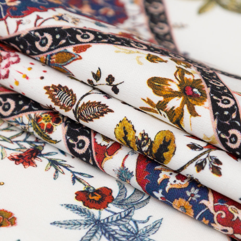 Stretch Cotton Sateen - Floral Patchwork - Ardent Love Print - Mood Exclusive Kenko Collection - Joann Fabrics