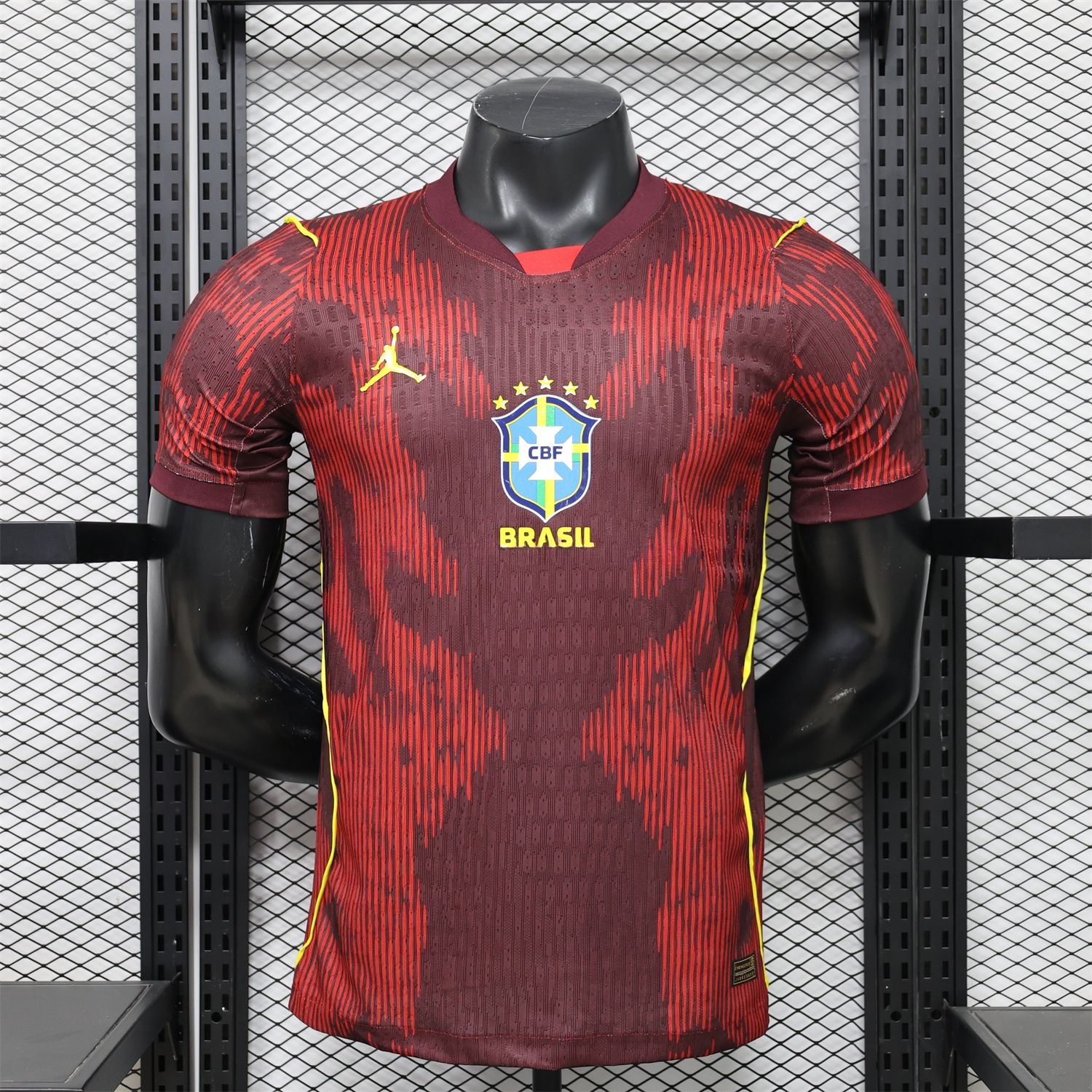 Brazil 2026 Red Goalkeeper Jersey - Player Version - UnitedFutballJersey