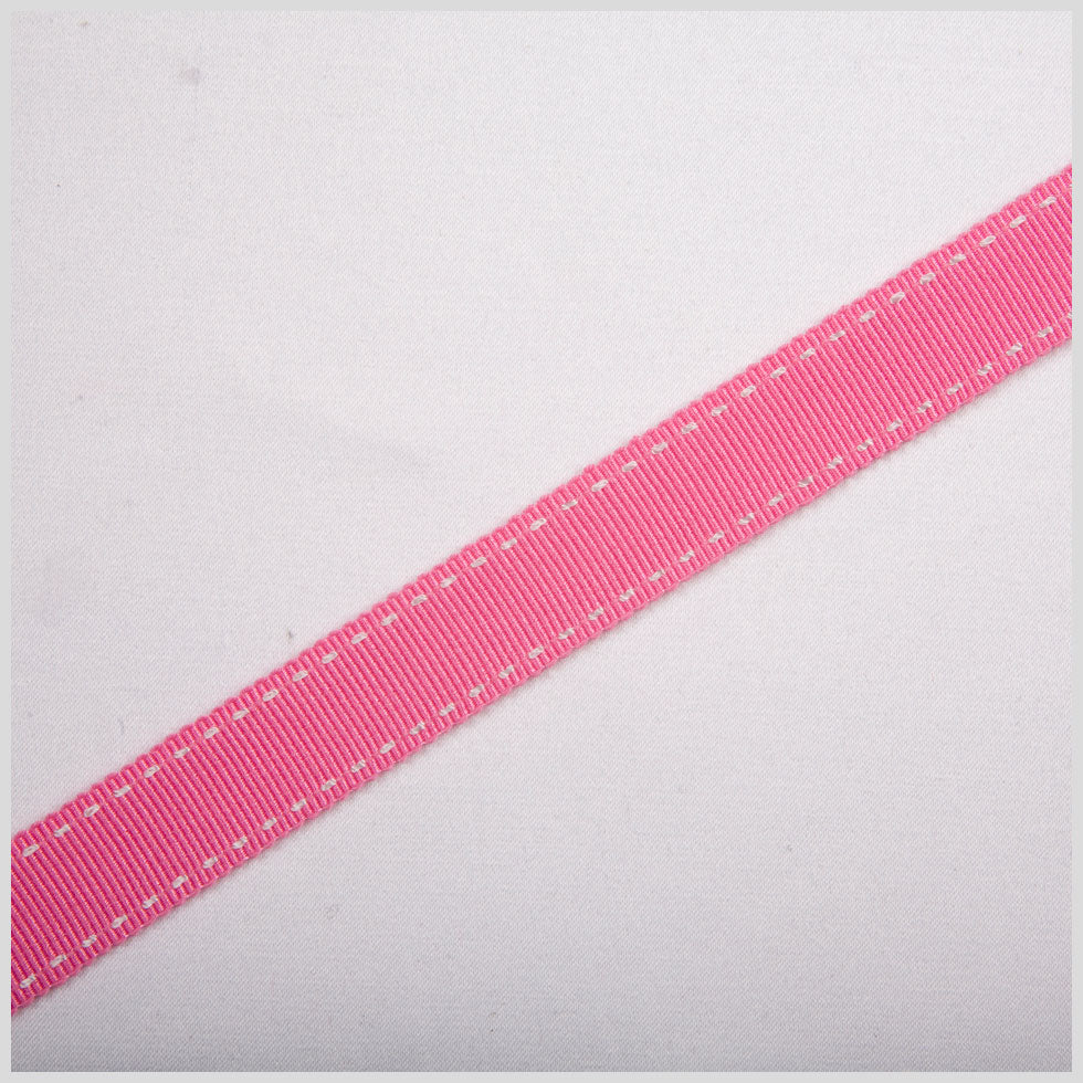 Hot Pink Stitched Grosgrain Ribbon - Joann Fabrics