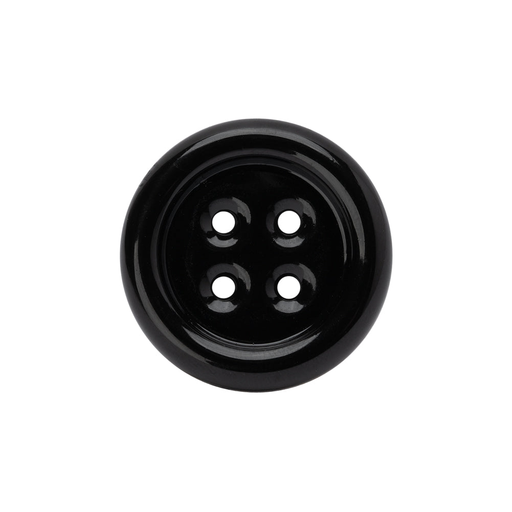 Metal 4-Hole Button - 36L/23mm - Black Enamel Coated - Joann Fabrics