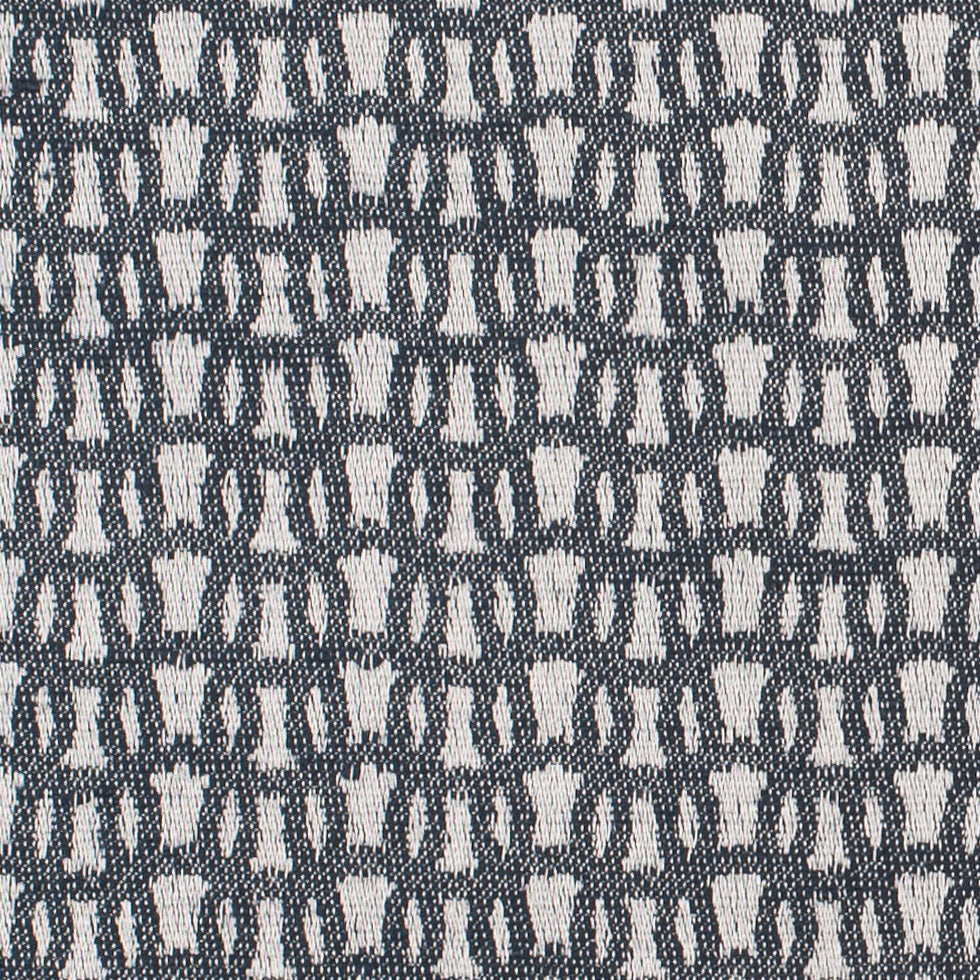 White/Navy Cotton Jacquard - Joann Fabrics