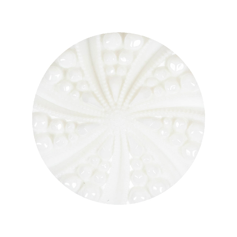 White Bevel Cut Shank Back Plastic Button - 44L/28mm - Joann Fabrics