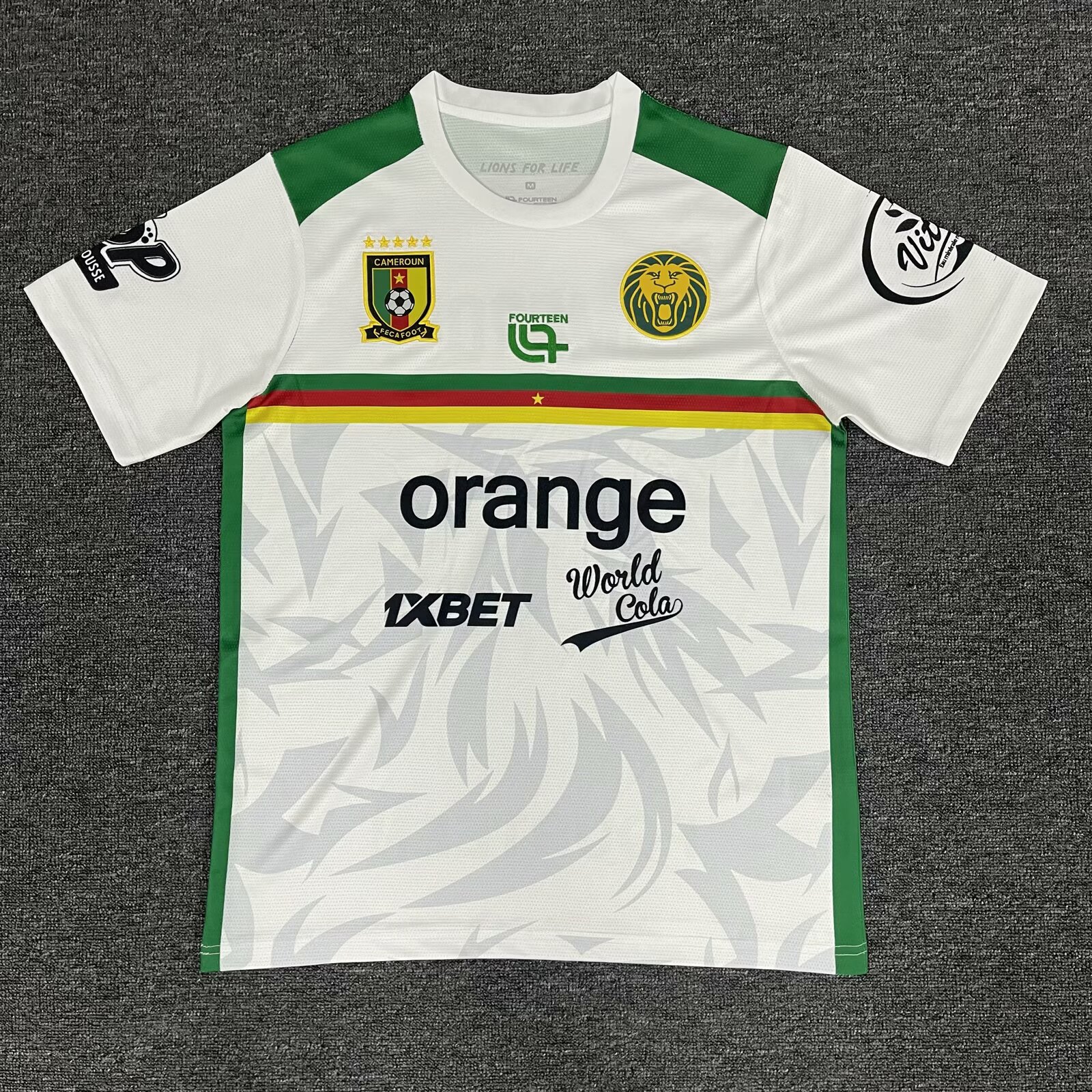 2025/2026 Cameroon Training clothes white Football Shirt 1:1 Thai Quality