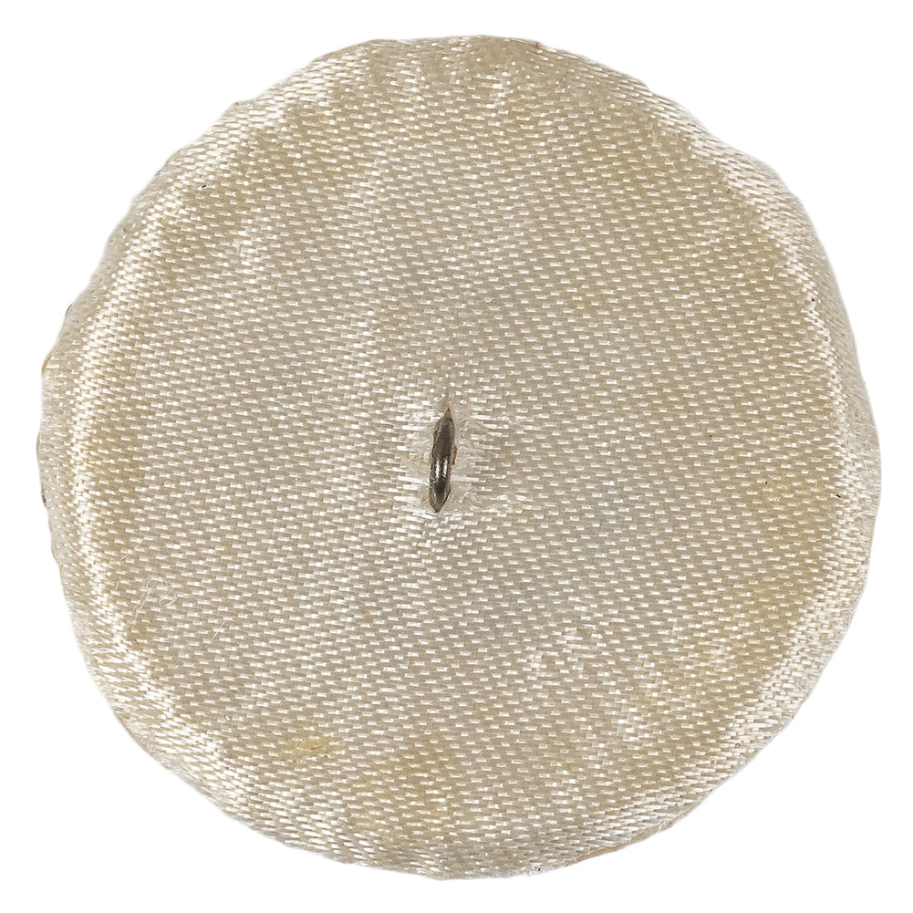 Vintage Silver Seed Beaded Shank Back Button - 66L/42mm - Joann Fabrics