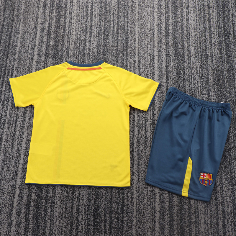 2008/2009 Retro Barcelona Away Football Shirt 1:1 Thai Quality Kids Size