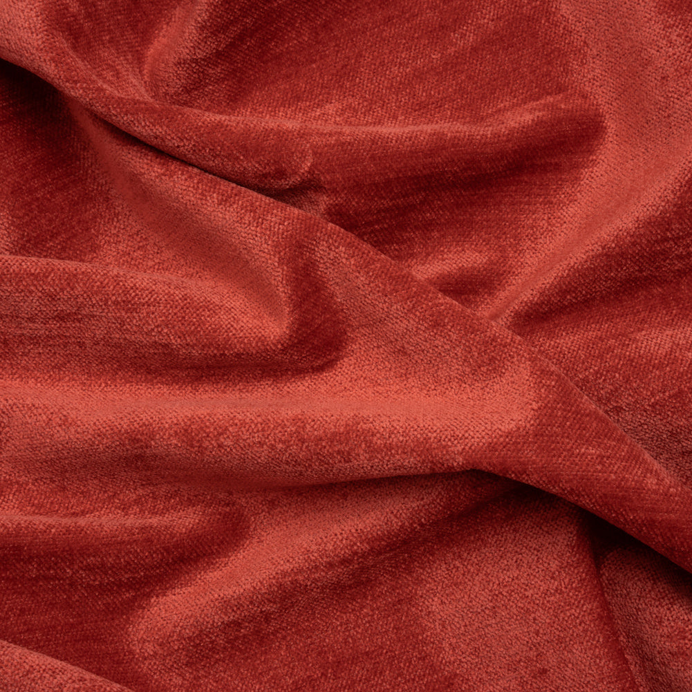 Upholstery Chenille with Latex Backing - Tomato - Tonnet Collection - Joann Fabrics