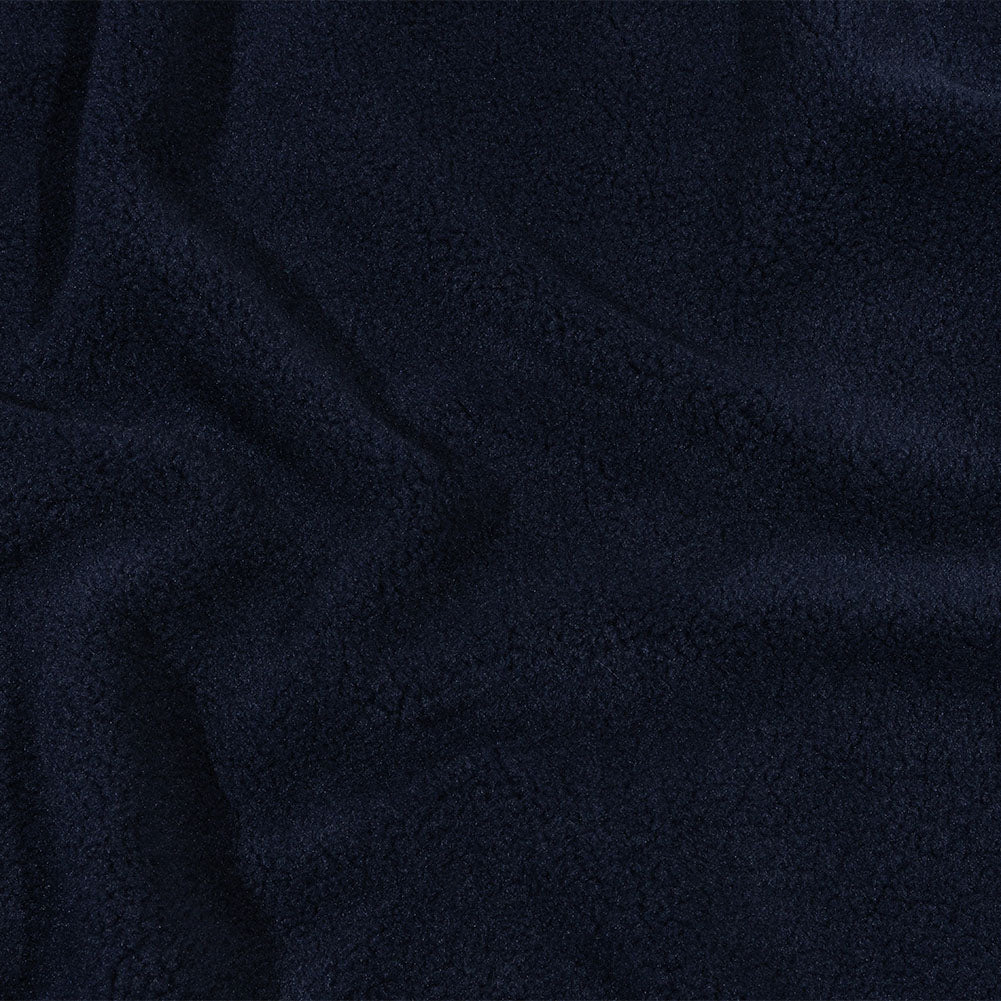 Balenciaga Italian Navy Single Face Polyester and Acrylic Plush Sweatshirt Fleece - Joann Fabrics