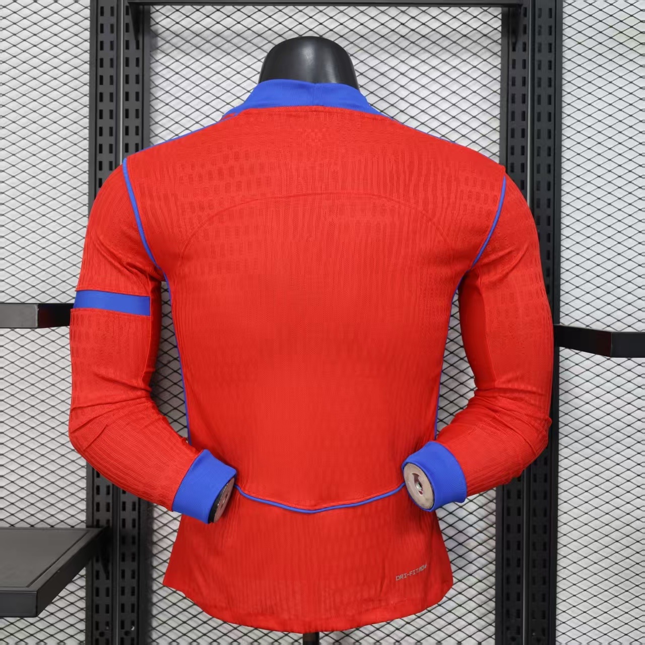 2025/2026 Long Sleeve Player Version Paris Saint-Germain Third away Red Football Shirt 1:1 Thai Quality