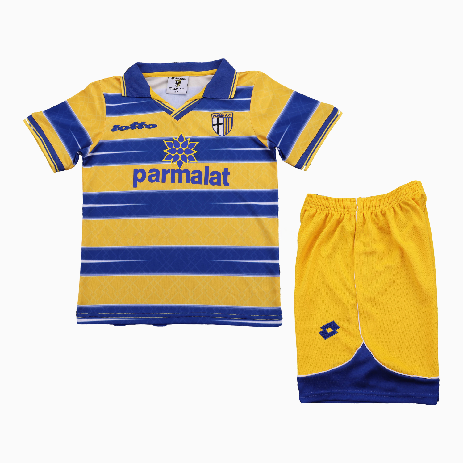 Retro Parma 1998-99 Home Kids Kit - UnitedFutballJersey