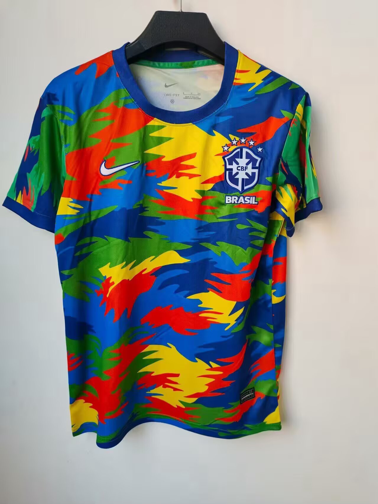 2025/2026 Brazil Special Edition Camouflage blue collar 25 Football Shirt 1:1 Thai Quality