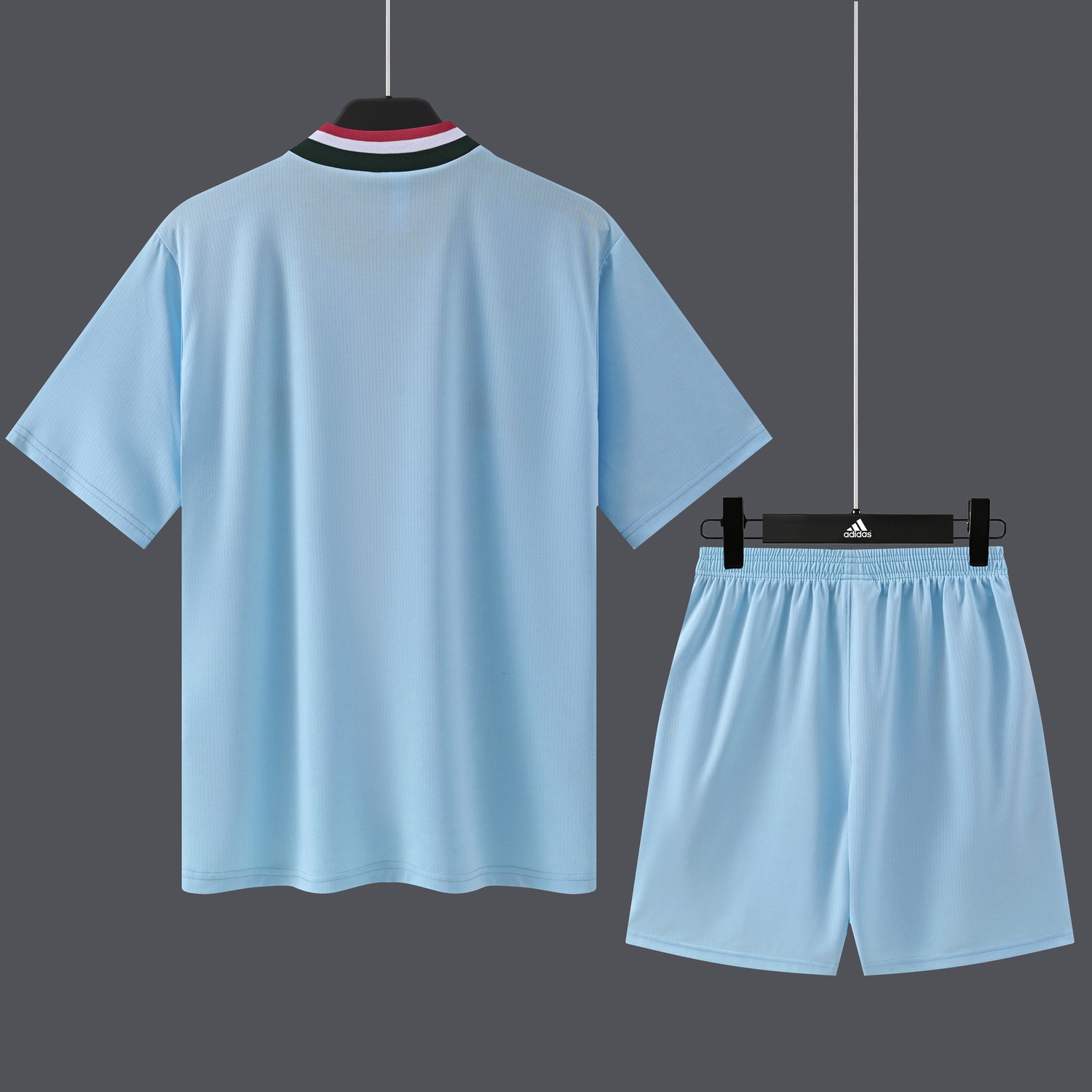 Real Madrid 26-27 Short-Sleeve Training Set - Light Blue With Green Pink - UnitedFutballJersey