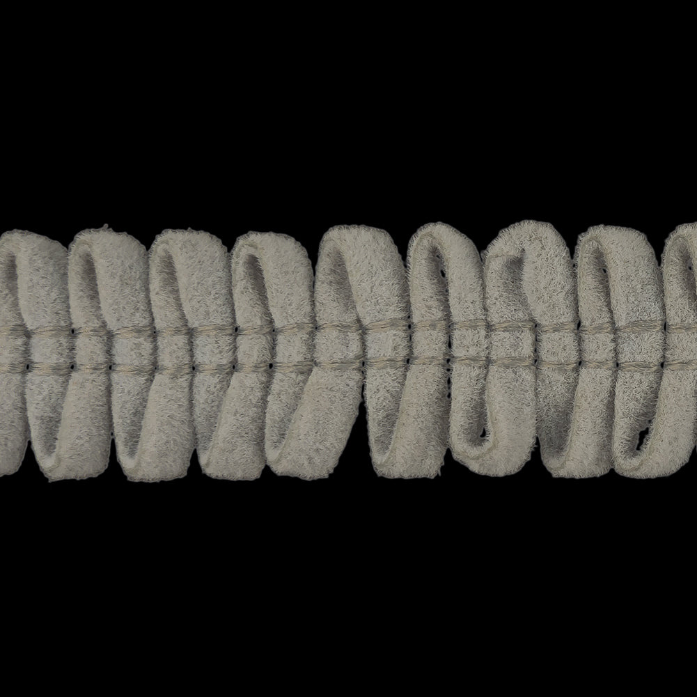 Cool Gray Loopy Faux Suede Trim - 0.625